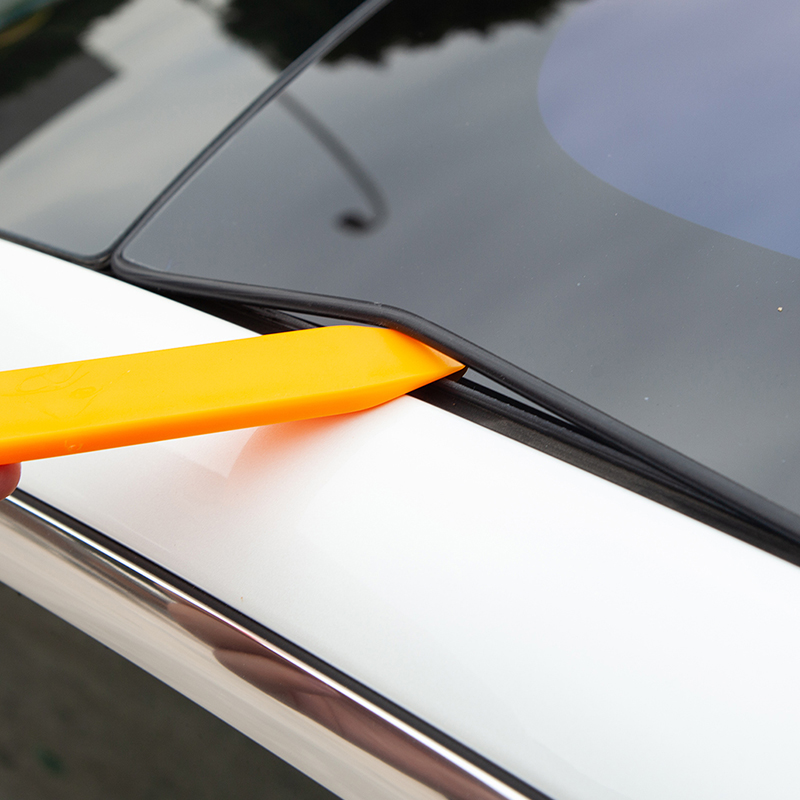 Heenvn Model3 Auto Wind Ruisonderdrukking Kit Rustig Seal Kit Voor Tesla Model 3 Accessoires Dakraam Glas Afdichtstrip drie