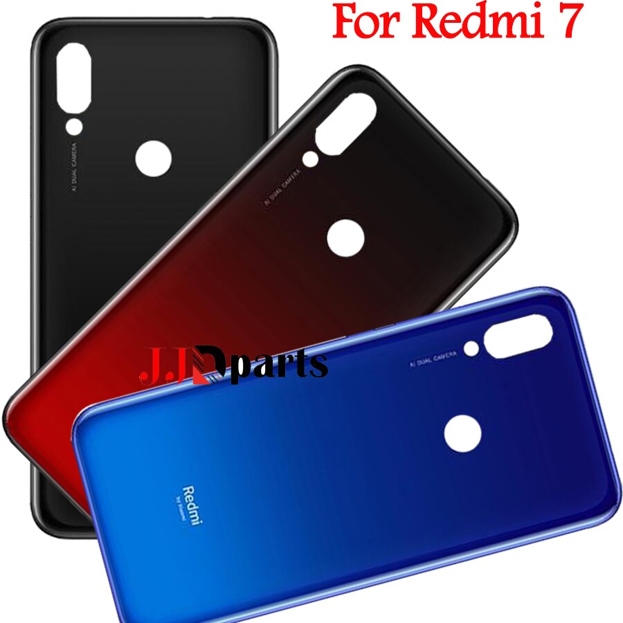 Dla Xiaomi Redmi Note 7 Pro pokrywa baterii dla Redmi 7 obudowa tylna obudowa obudowa szklana obudowa dla Redmi Note7 pokrywa baterii