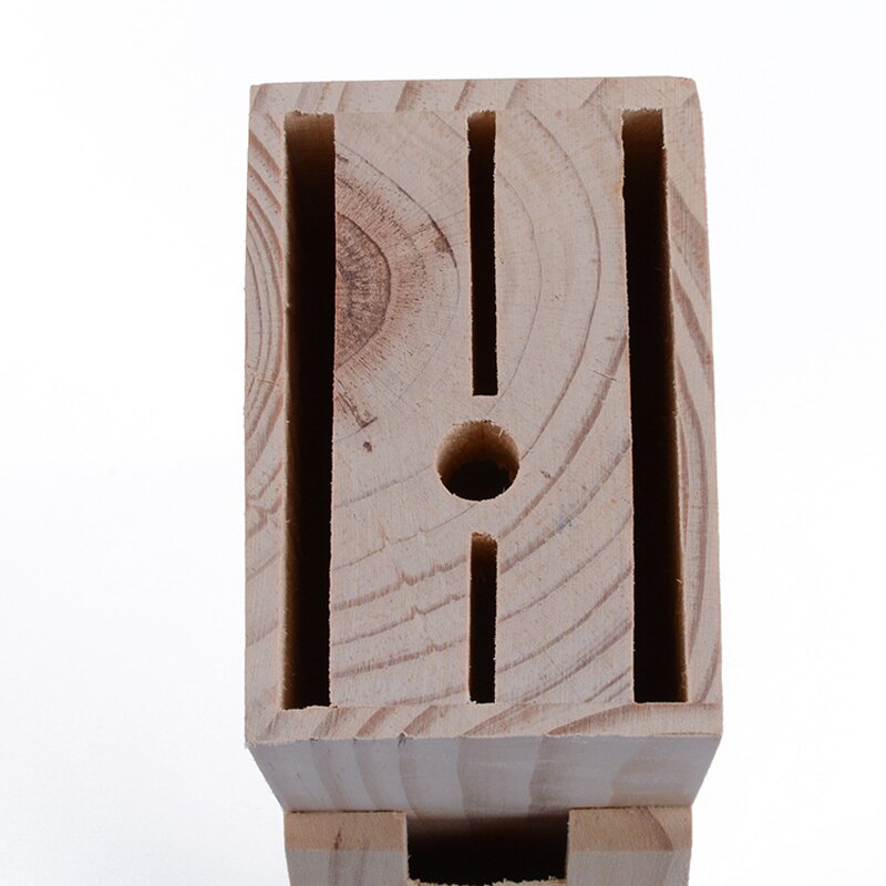 Wood Knife Holder Rest Bamboo Knife Block Stand Knives Storage Scissors Simplicity Style &amp; Reinforcement Kitchen Knive Tool