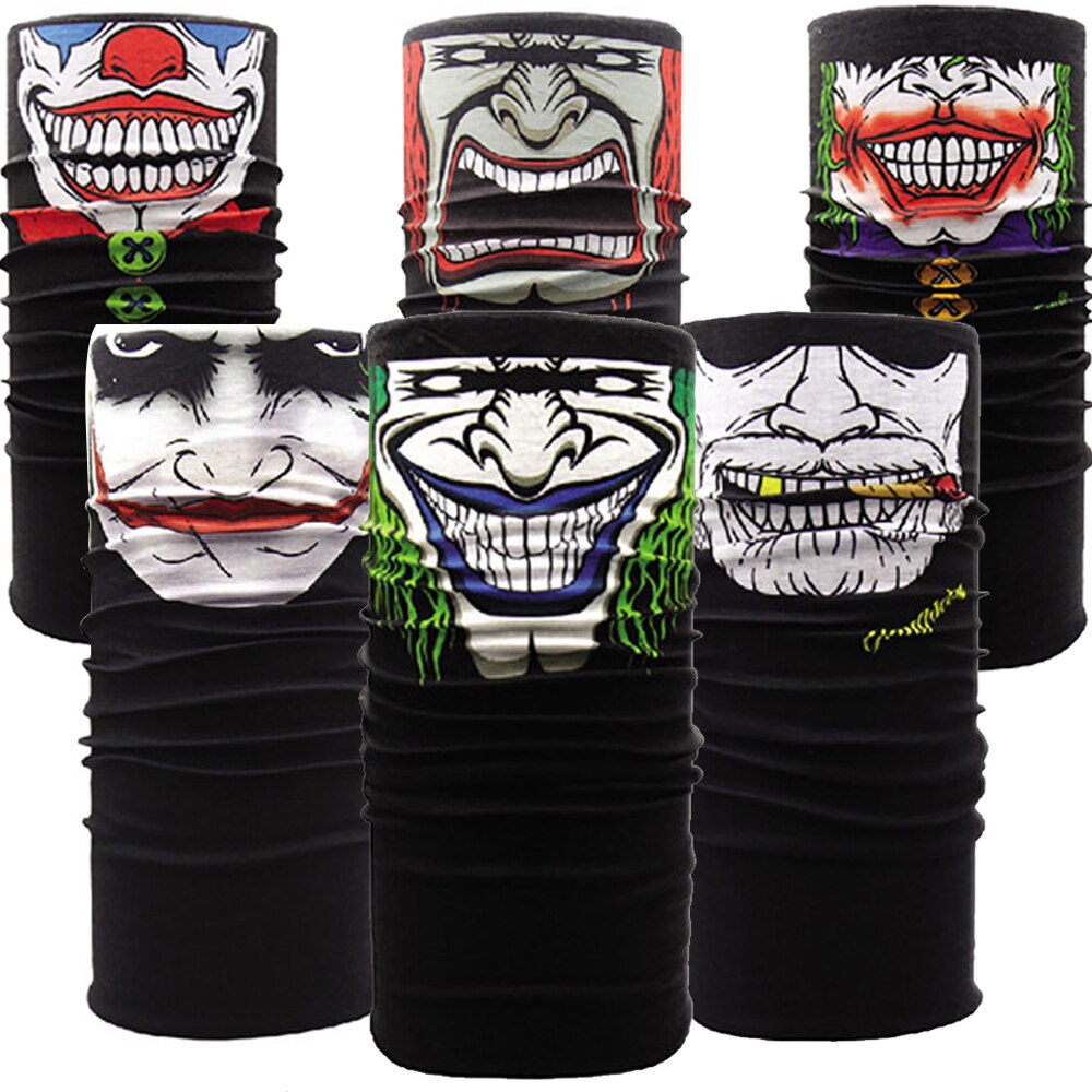 Winter 3D Skull Motorcycle Face Mask Balaclava Face Shield Sport Mask Neck Warm Full Face Mask Windproof Bicycle Cycling Masks