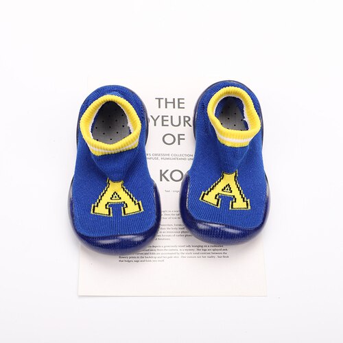 Jongens meisjes sportschoenen lichtgewicht platte casual babyschoenen indoor jongens meisjes peuterschoenen eerste loopschoenen: Blauw / 20-21( binnenzool 12.5cm)
