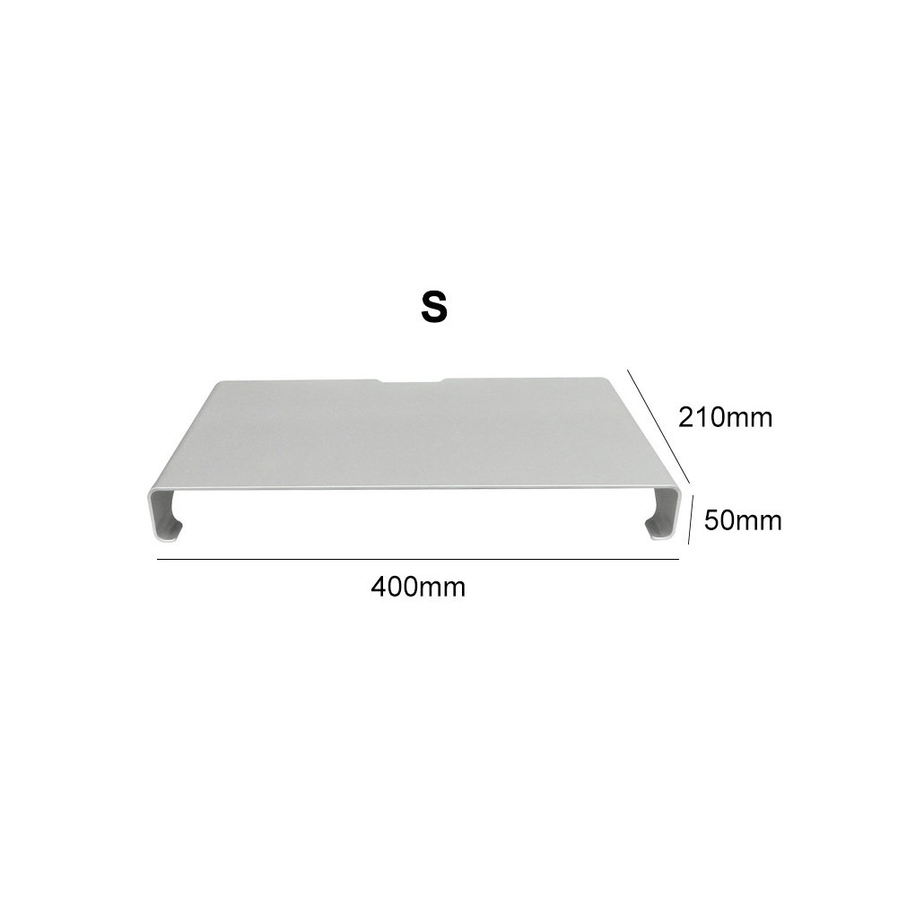 Screen Riser Aluminum Alloy Bracket Keyboard Storage Strong Monitor Stand Anti Slip Universal Multifunctional Heightening Holder