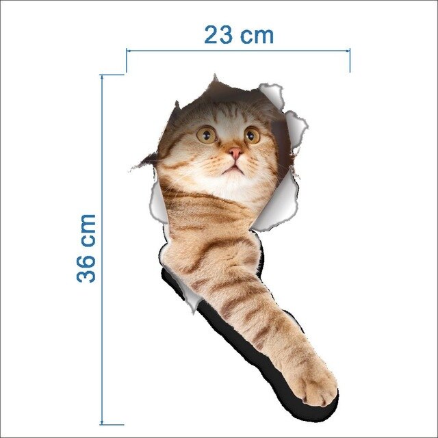 Calcomanía para refrigerador de pingüino calcomanías de nevera cocina vinilo pegatinas de pared papeles pintados para el refrigerador cocina baño Decoración: Cat4
