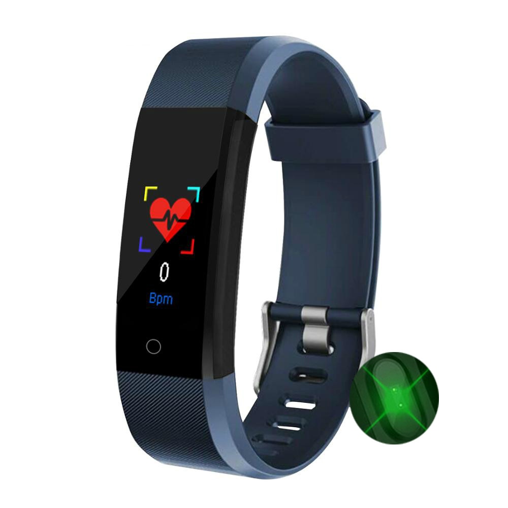 115 Plus Smart Armband Sport Fitness Tracker Horloge Smartband Bloeddruk Hartslagmeter Smart Band Polsband Mannen
