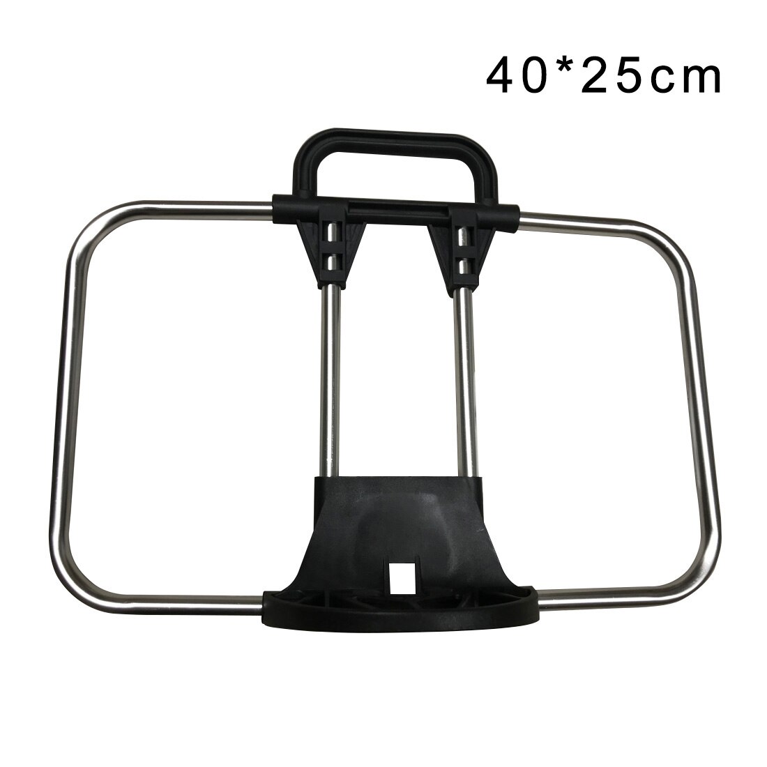 Folding Bike S-bag Front Bracket Rack Carrier Block Flat Frame Shoulder Backpack Pannier Basket Bag Frame for Brompton Bicycle: 40X25cm with handle
