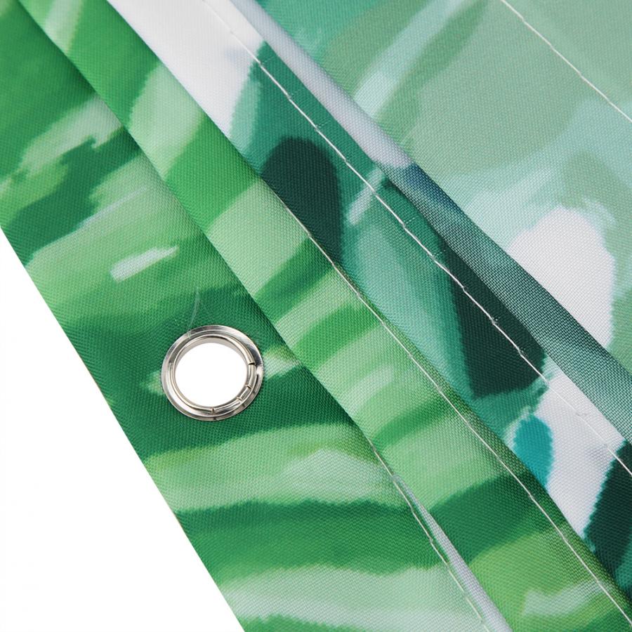 Bad Gordijnen Groene Bladeren Patroon Waterdicht Douchegordijn Polyester Bad Gordijn Brathroom Accessoire