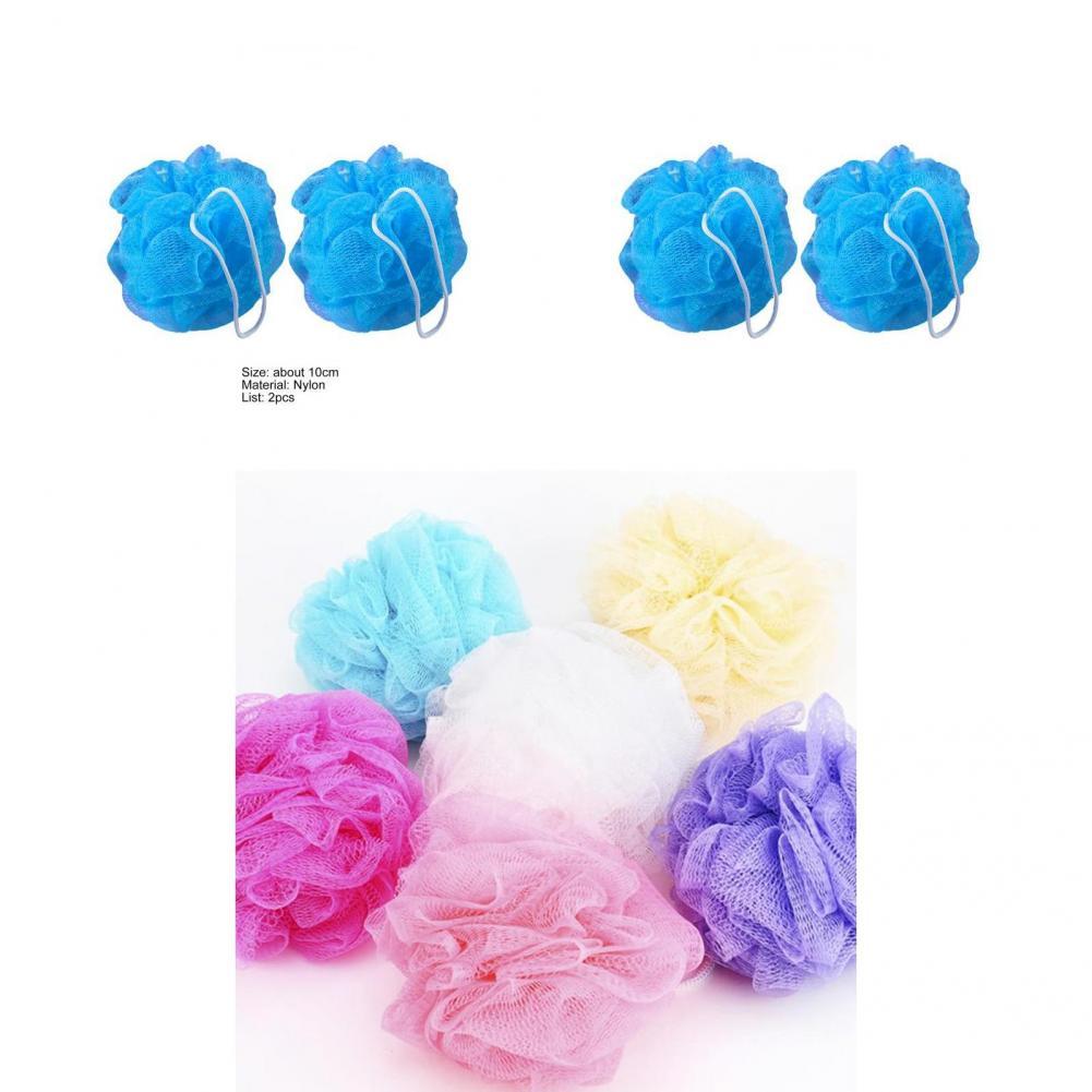 2Pcs Unique Shower Ball Safe Anti-wear Hanging Practical Rich Foam Shower Ball