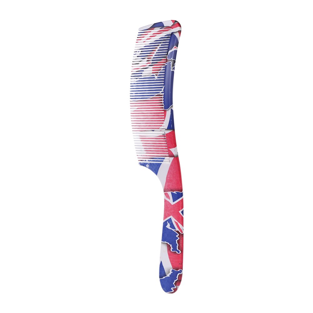 Kapsel Kam Afdrukken Patroon Creatieve Kam Voor Mannen En Vrouwen Plastic Anti-Statische Kappers Gereedschap: 	01