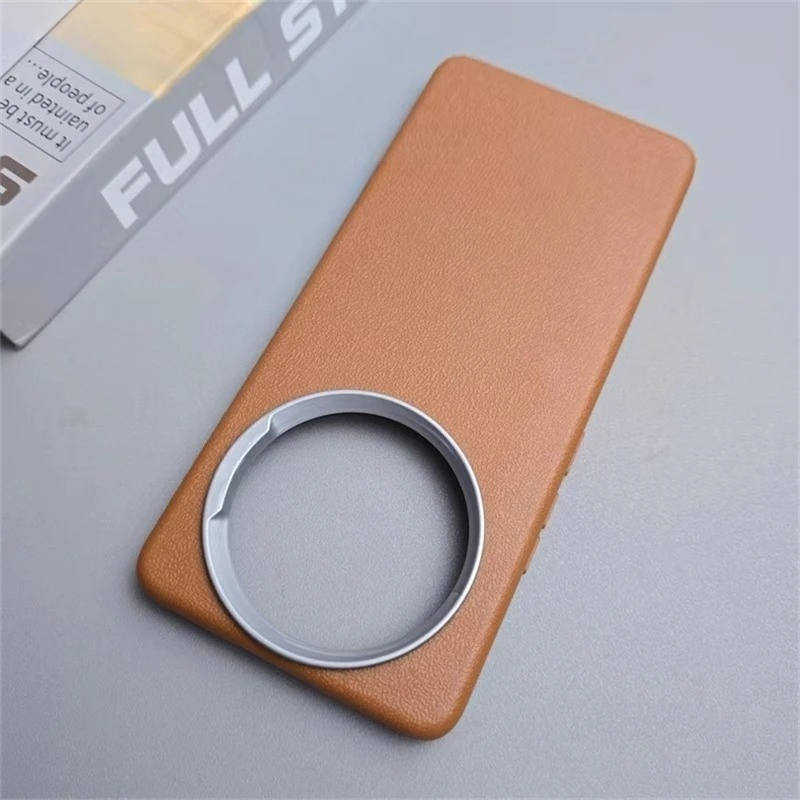 Case for Infinix Zero 40 5G Luxury PU Silicone Phone Back Cover Soft Protect Shell Shockproof Bumper for Infinix Zero40 Fundas: ABS / Castaño