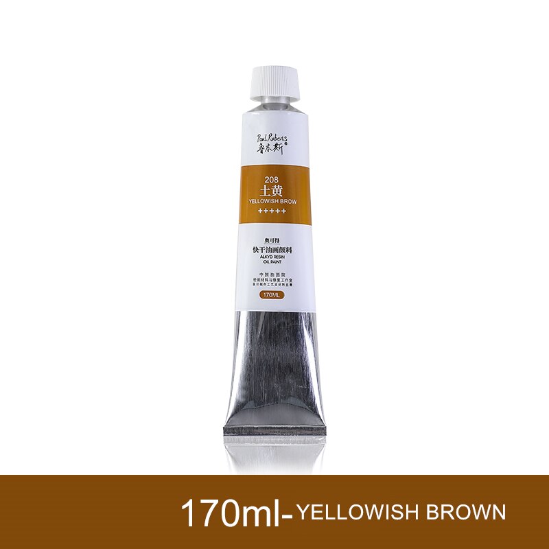 Officiële Paul Rubens Professionele Olieverf Alkyd Serie Snel Droog 170Ml Olie Canvas Pigment Voor Beginner Art Supplies: 208