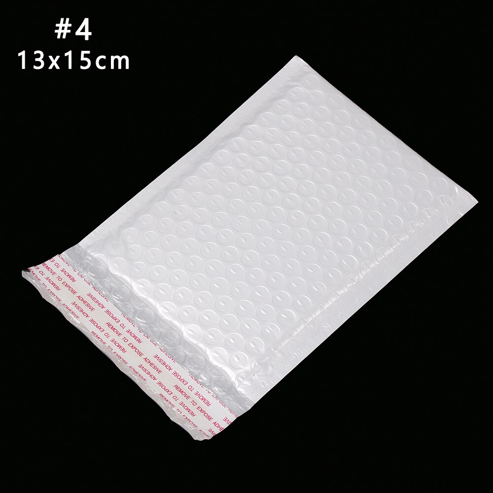 8 Maat 10 Stks/pak Van Verschillende Specificaties Wit Schuim Envelop Foam Folie Kantoor Verpakking Envelop Vochtwerende Trillingen Tas: 13x15