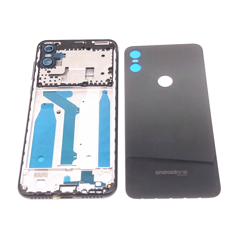 Original Full Housing cover For Motorola Moto One P30 Play XT1941 (faceplate/mid frame+backplate+battery back case)