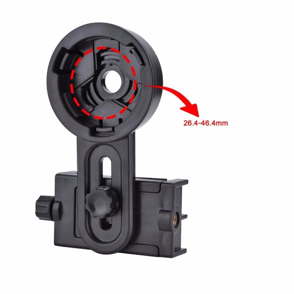 Universal teleskop telefonholder linse hurtig fotografering adapter stik til kikkert monokulært teleskop til smartphone