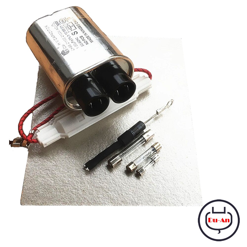 1Lot (7Pcs) standaard Magnetron High-Voltage Zekering Condensator Bidirectionele Hoogspanningsdiode Mica Sheet Accessoires Onderdelen