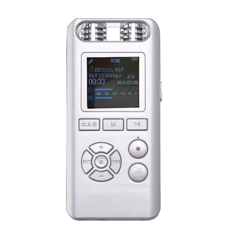 8Gb Digitale Voice Recorder O Recorder Remote Sound Control Ruisonderdrukking Stereo Loseless Muziek MP3 Speler