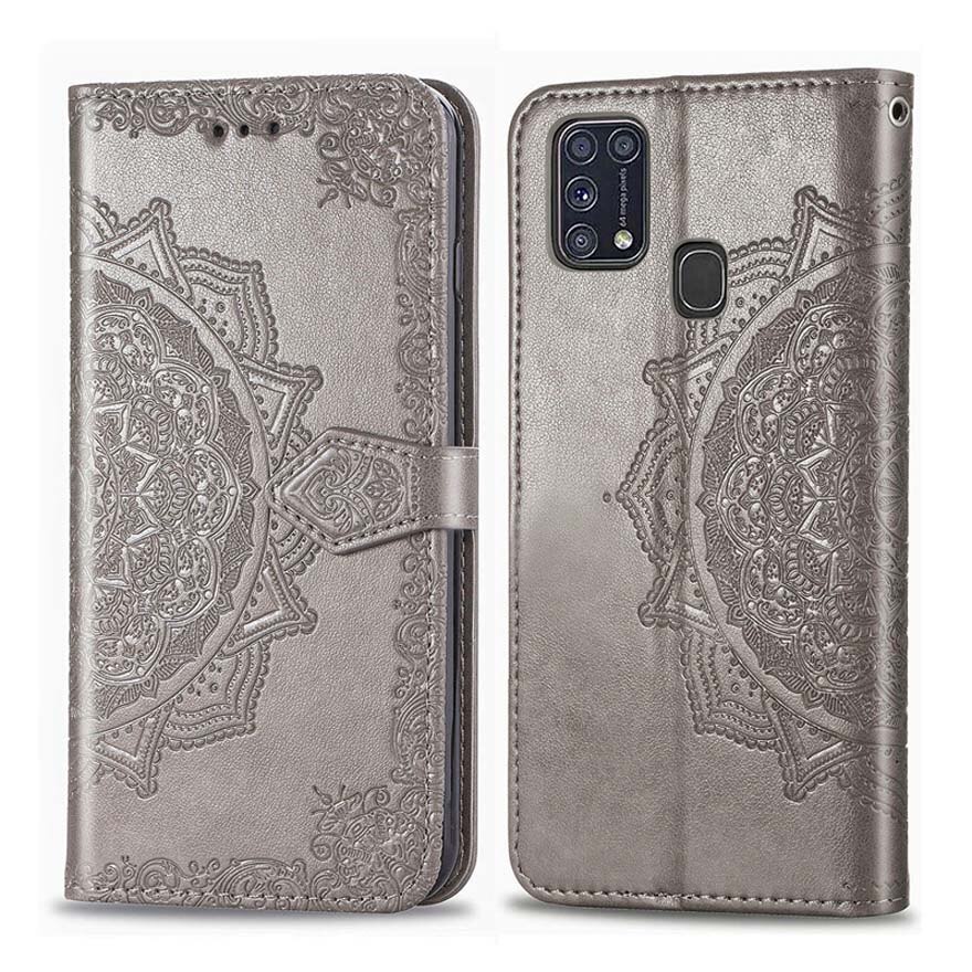 Funda con tapa para Motorola E6S , Funda de cuero 3D con cartera de Mandala para Motorola Moto E6S, carcasa para Moto E6S E6 S E 6 S