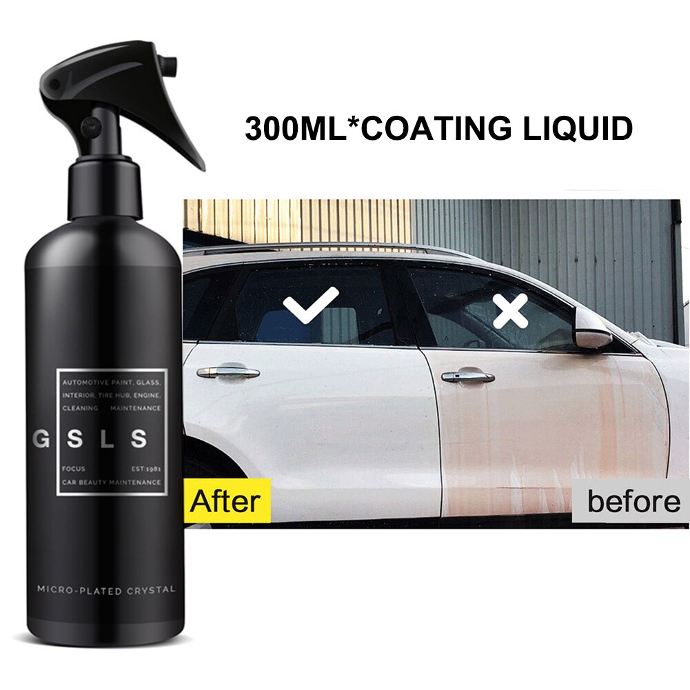 300ML Hydrophobic Wax Car Paint Care Coating Liquid Full Car Nano Coating Liquid Coating Spray Crystal Protective Film