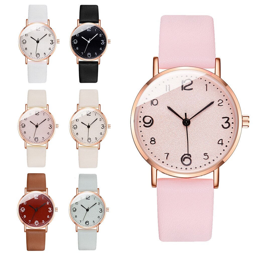 Analog Quartz Wrist Watch for women Simple Ladies Quartz Watch Temperament black Watch Female Models Bracelet watch