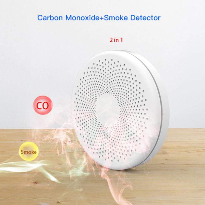 Independent Smoke Detector Sensor Fire Alarm Home Security System Firefighters Tuya WiFi/433mhz Smoke Alarm Fire Protection