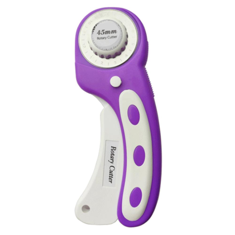 Purple Rotary Cutter Kits 45mm Round Craft Tool For Cutting For Cutting Paper, Fabric, Leather And Plastomer With Sharp Edge: 1 PCS