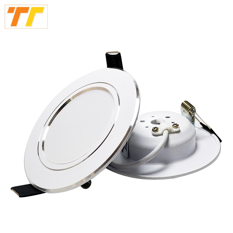 Høj effekt led downlight hvid 3w 5w 7w 9w 12w 15w 18w 220v led loft badeværelseslamper stue hjem indendørs belysning