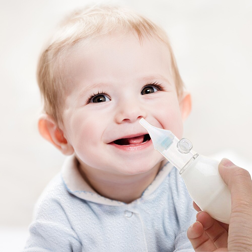 Silicone Baby Neuszuiger Zachte Nozzle Hand Druk Neuszuiger Voorkomen Terugstromen Slijm Schoonmaken Tool Baby Gezondheidszorg