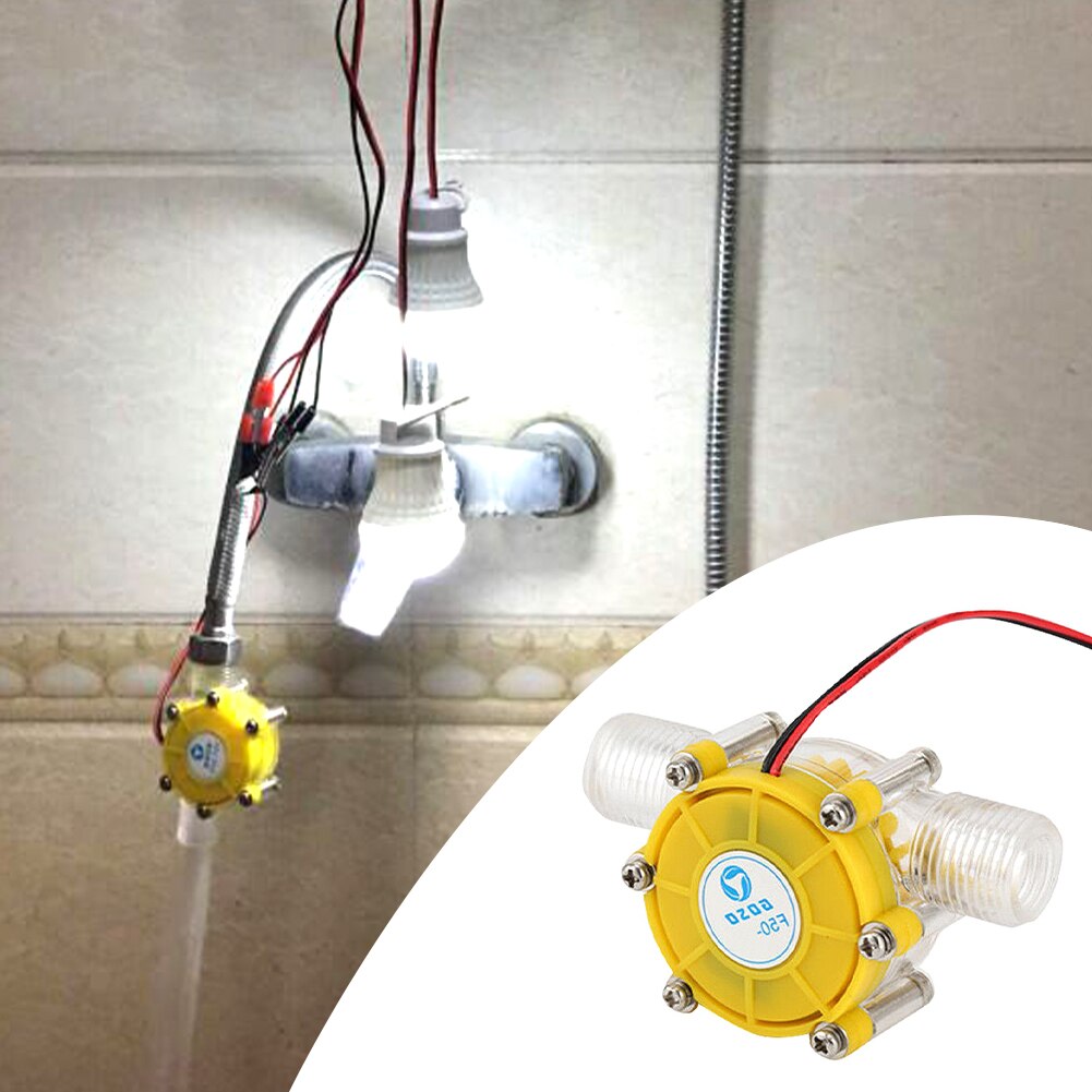 Dc 5V 12V 80V Pomp Energie Conversie Micro Hydro Generator Rvs High Power Tap Water Flow licht Hydraulische Diy Thuis
