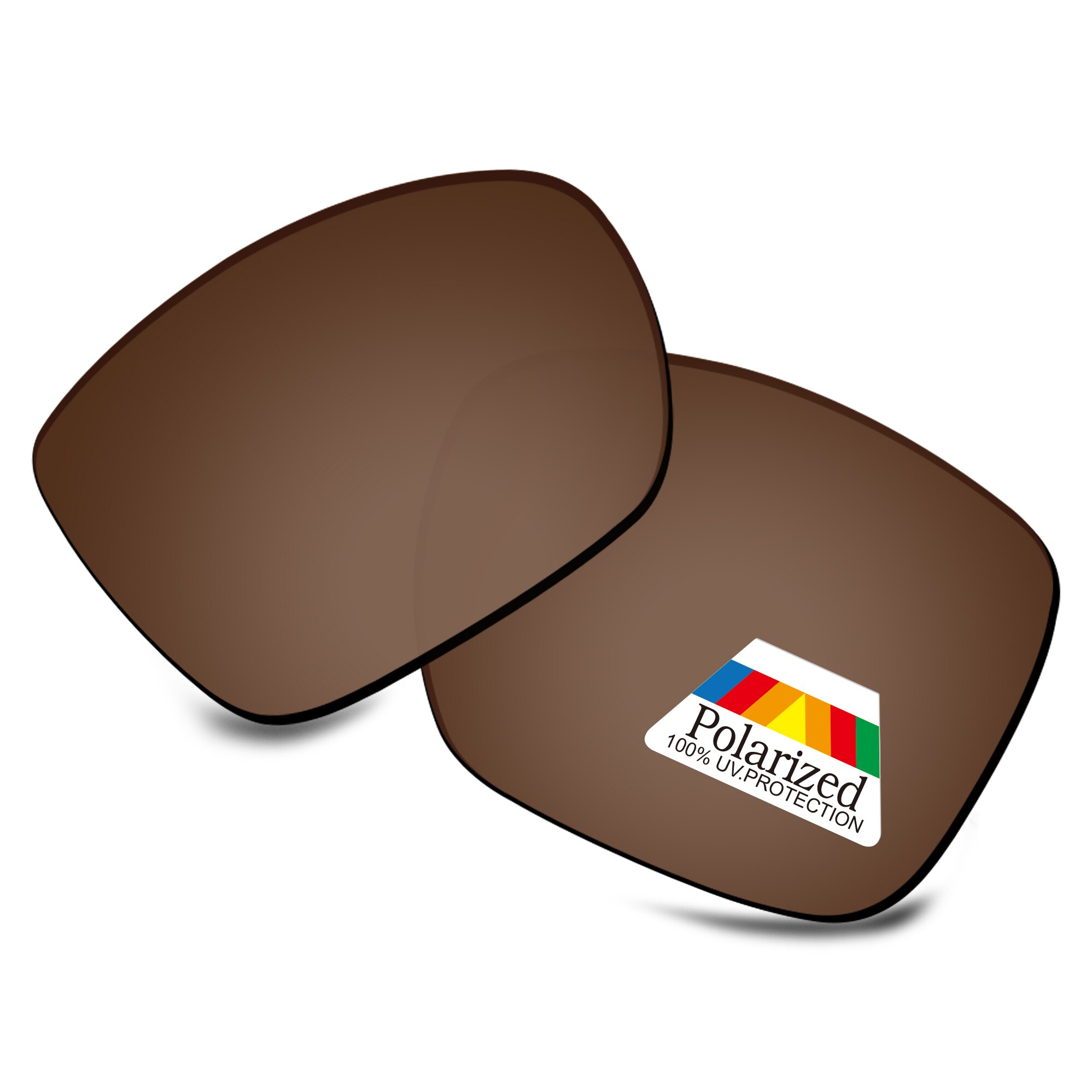 Bwake Polarisierte Ersatz Linsen für-Oakley TwoFace XL OO9350 Sonnenbrille Rahmen-Mehrere Optionen: Cinnamon Brown