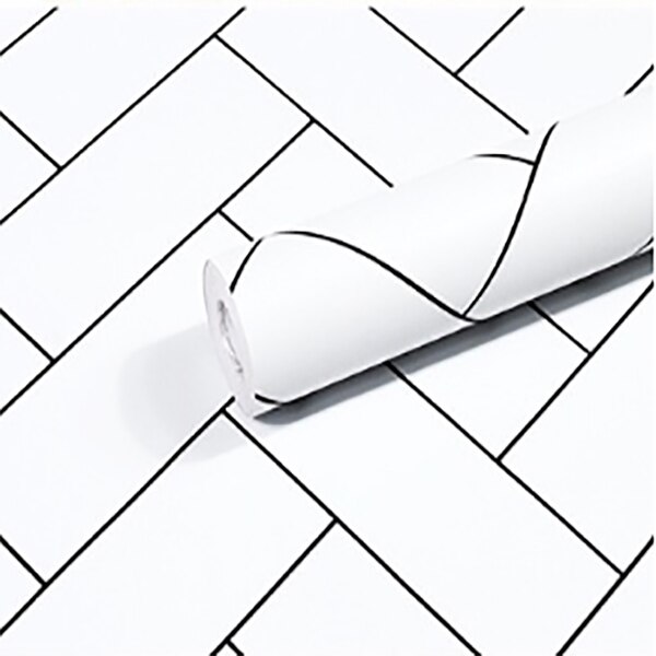 DIY Decorable Film PVC Selbst Klebe Tapete Renovable Wohnzimmer Möbel Dekorative klebrig Papier Aufkleber Vinyl Zauberstab Aufkleber: Gelb / 16.5㎡