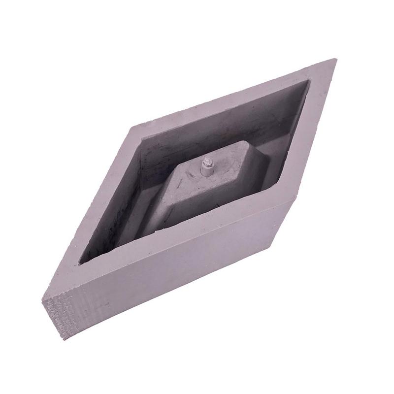 Fioriera di cemento Stampo in silicone Rombo A Forma di Esagono Geometrico Decorazione Della Casa Del Mestiere Invasatura Piante Succulente Cemento Vaso di Stampi: A