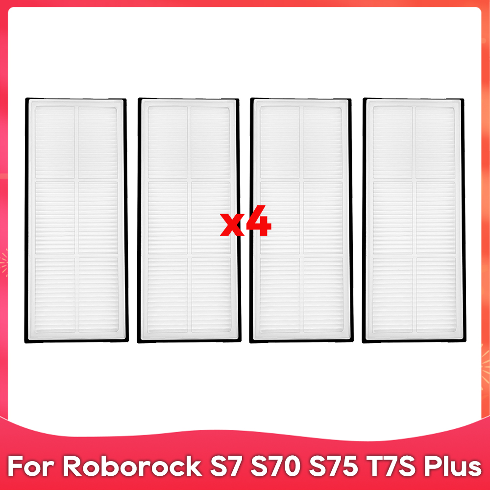 Accesorio de repuesto para aspiradoras robóticas Roborock S7, S70, S75, S7Max, S7MaxV, T7S Plus, cepillo principal, filtro Hepa: Verde militar
