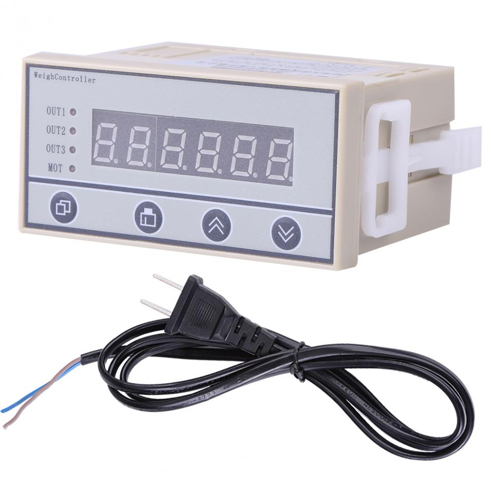 Weighing System Controller 220V High Accuracy Weighing Controller Weight Indicator 6-Digit LED Display