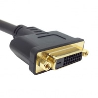 DVI -D DVI D Dual Link Male Digital 24+1 to DVI 24+1 Female VIDEO Extension Cable 50cm for Monitor Projector