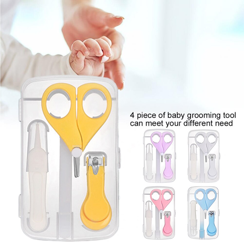 Crèche, maison, outils de manucure sûrs, hygiène pour nouveau-né, kit ergonomique de soins des ongles pour bébé, pince à crottes de nez, coupe-ongles, ciseaux, nettoyage