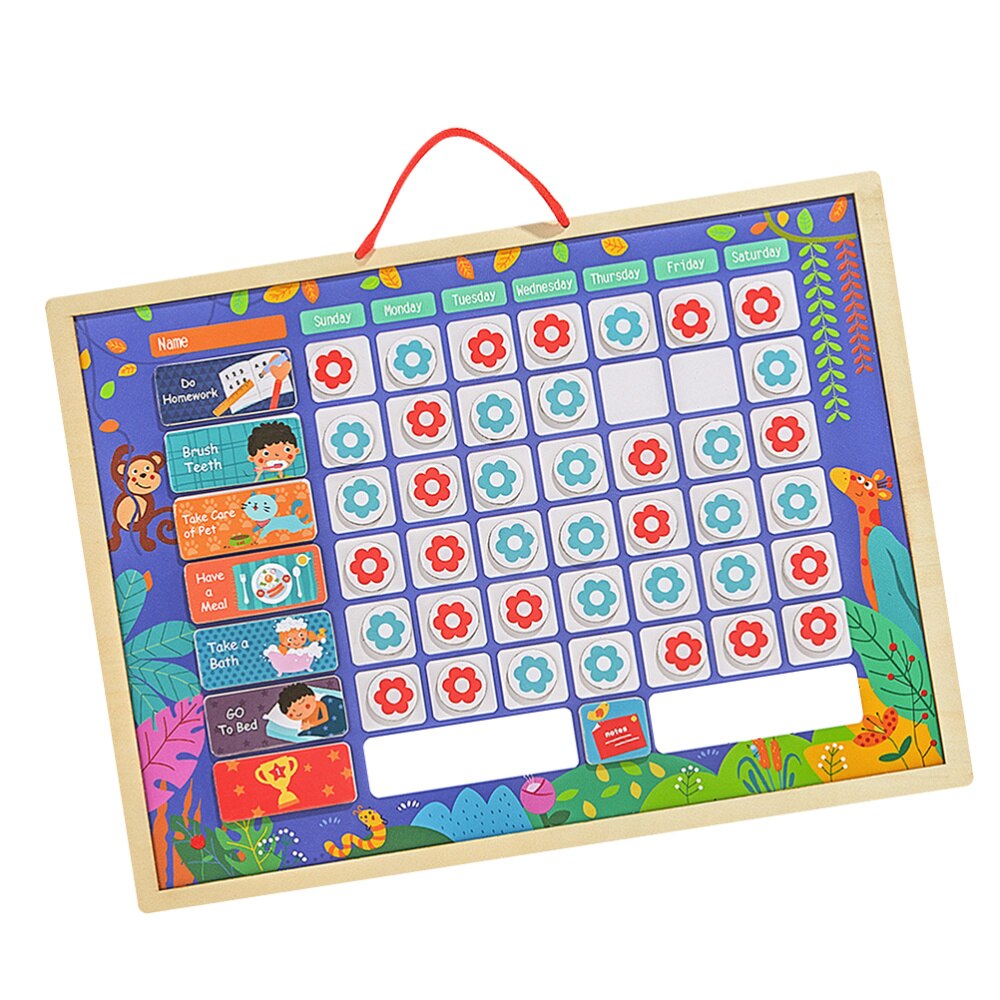 standard di Buona Abitudini Ricompensa Tabella Tabella di Autodisciplina Durevole disco di Crescita Bordo Appeso Ricompensa Da Tavolo