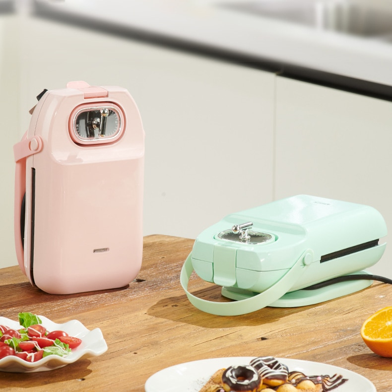 Electric Waffles Maker Iron Sandwich Maker Machine Bubble Egg Cake Oven Breakfast Waffle Machine 220V