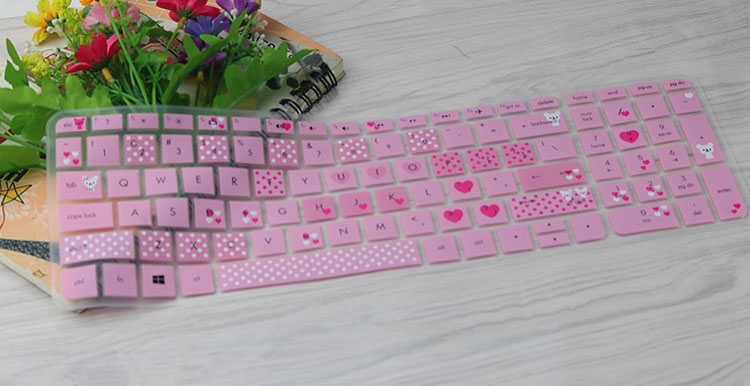 15 15.6 inch Soft Silicone Keyboard Protector Cover Skin For HP 250 G5 Pavilion 15 ENVY 15 TPN-C125 TPN-C126 HQ-TRE: Color2