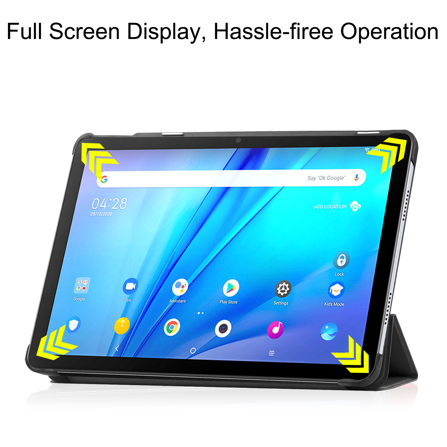 For TCL TAB 10s Tablet Case Tri-Fold PU Leather Stand Magnetic Cover For Coque TCL TAB 10s 9080G 9081X Smart Cover