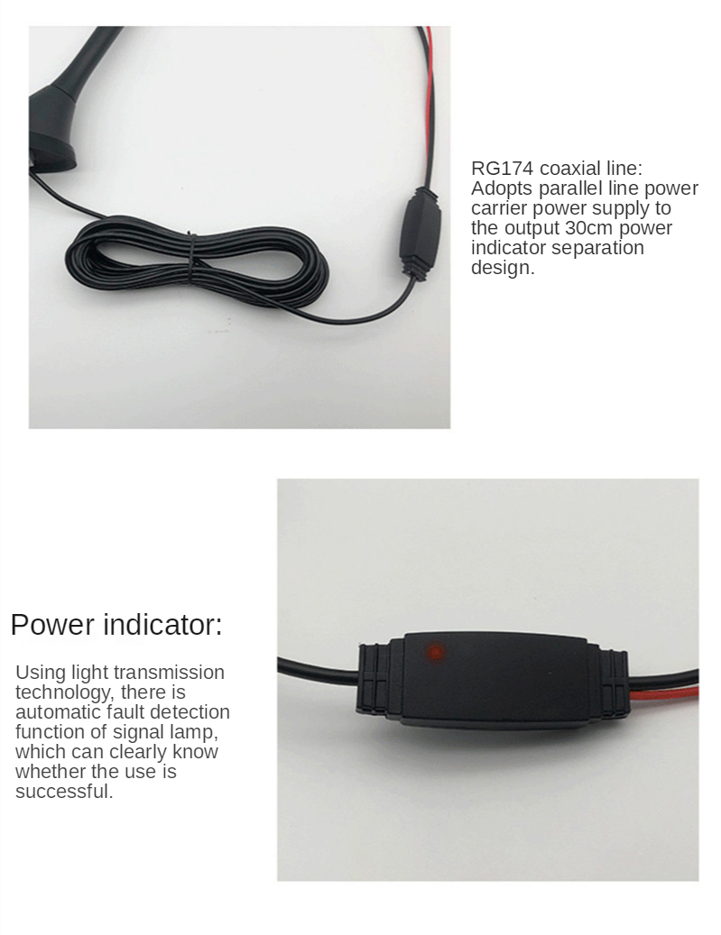 Multi-functional DAB DAB+GPS FM/AM Antenna Car Digital Radio Amplified Aerial Roof Mount Shark Fin Antenna