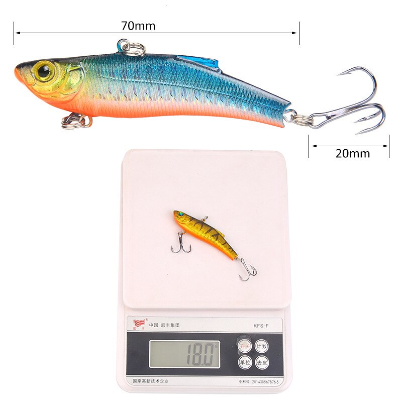 Vib Fishing Lure Weights 18g Sinking Fishing Lures Bass Fish Lure Articulos De Pesca Isca Artificial Tackle Bait
