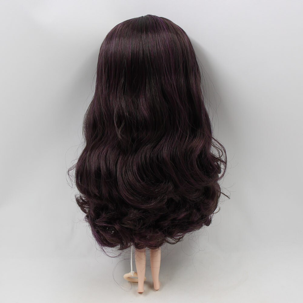 Blyth 1/6 Doll Wigs RBL Scalp including the hard endoconch dome with bang/no bangs fringe soft curly hair Series A