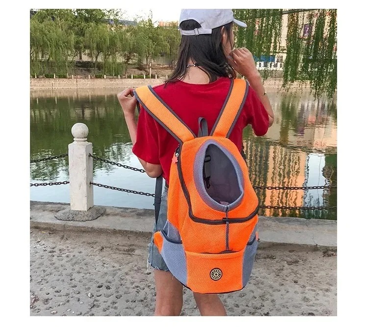 Hondendraagtas Rugzak Puppy Carrier Front Pack voor kleine middelgrote honden Kat Reisrugzak Ademende hondendraagtas