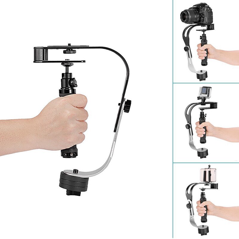 Handheld videostabilisator camera steadicam stabilisator voor canon nikon sony camera gopro hero telefoon dslr fotografie accessoires