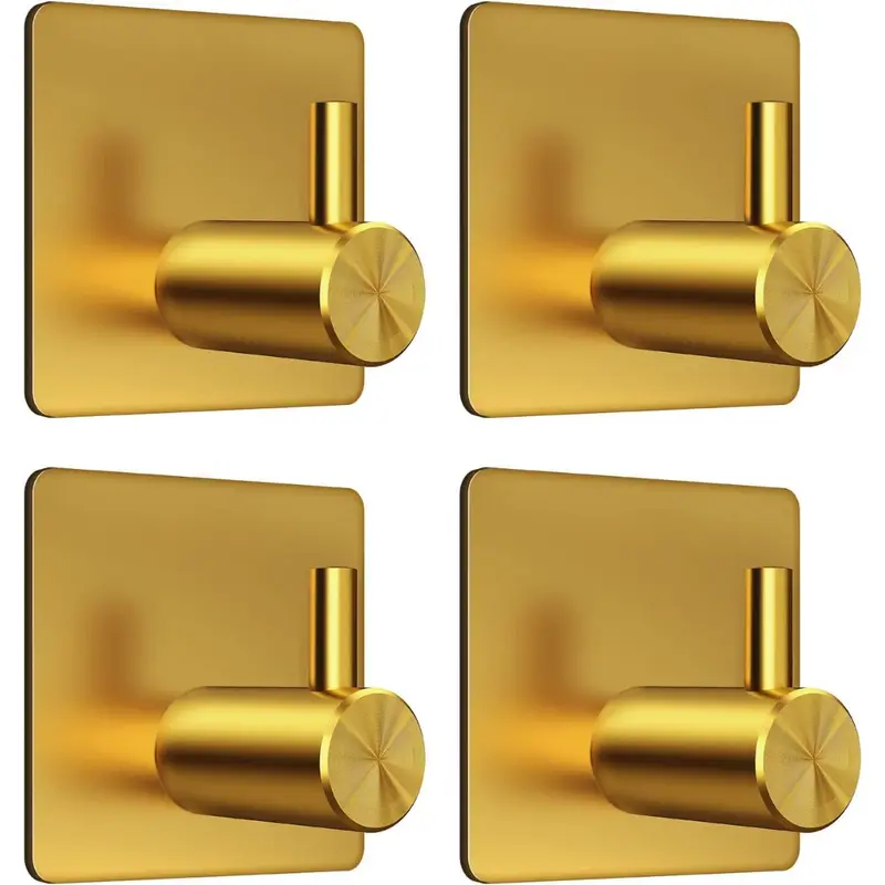 Ganchos adhesivos de pared, toalla, llave, perchero de tela, puerta, bata de baño, colgador, bolsa de cocina, gancho adhesivo, organizador para colgar sombrero: plum