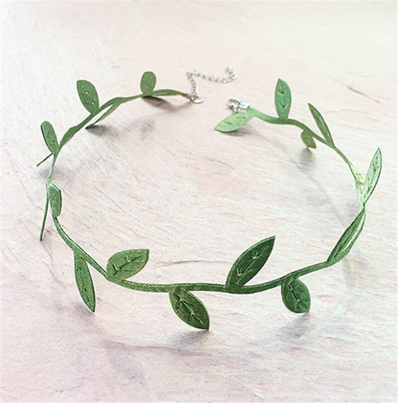 Groen Blad Ketting Sleutelbeen Keten Koreaanse Stijl Hals Sieraden Nekband Kraag Party Styling Levert