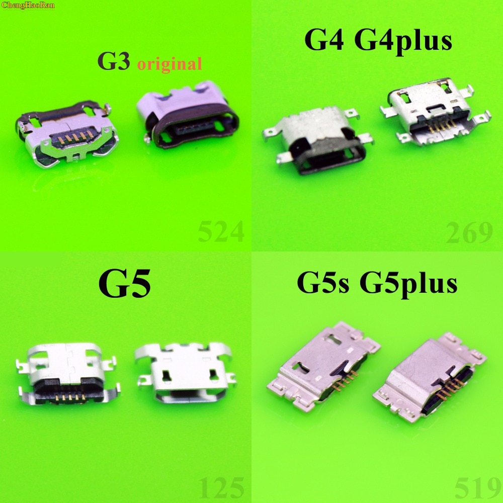 2 Stks/partij Voor Motorola Moto G3 XT1541 XT1542 XT1543 M G4 G5 Plus G6 G5S Micro Opladen Port Usb Socket connector Jack Dock Reparatie