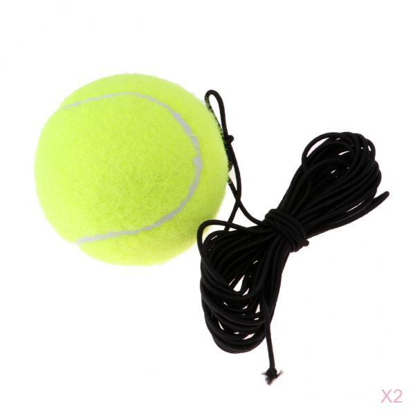 2 Stuks Professionele Boor Oefening Training Tennis Praktijk Bal Met String Touw