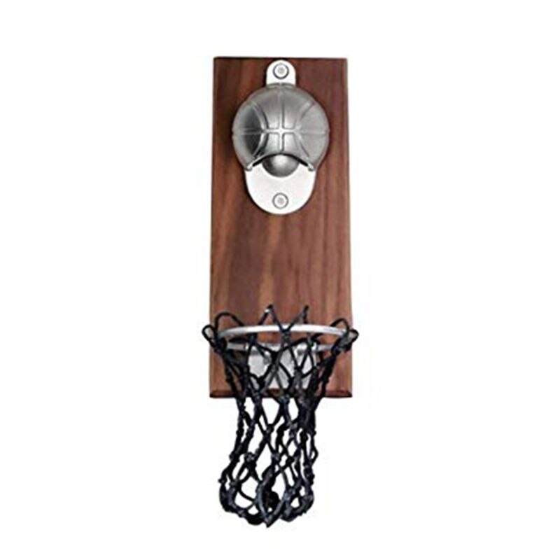 Basketbal Bier Opener Wall Mount Fles Basketbal Opener Met Embedded Catcher