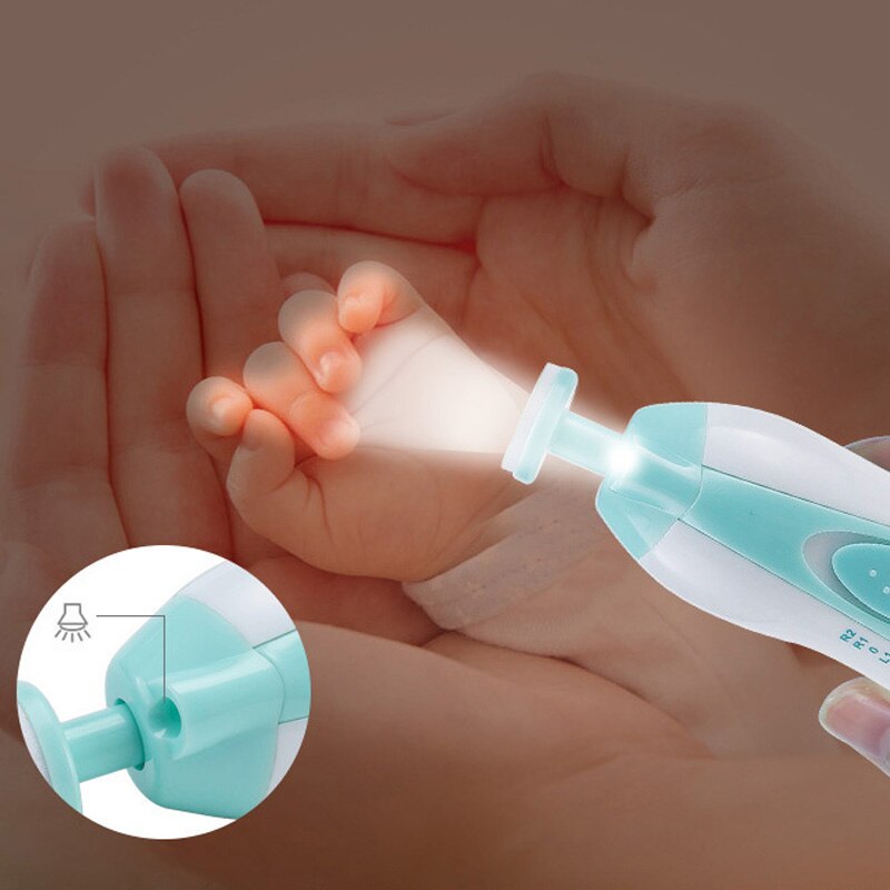Bebê aparador de unhas manicure seguro elétrica cortador de tosquiadeira de unhas infantil cuidados com as unhas polonês ferramenta de corte conjunto tesoura para a criança