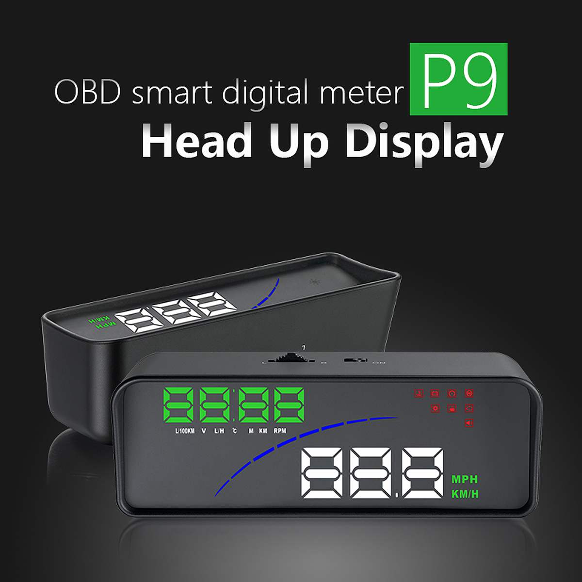 Multi-Functie Auto Head Up Display Computer OBD2 En Euobd Poort Auto Automatisch Diagnose Systeem Hud Auto Head-up Display